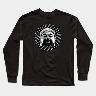 Buddha Head Long Sleeve T-Shirt